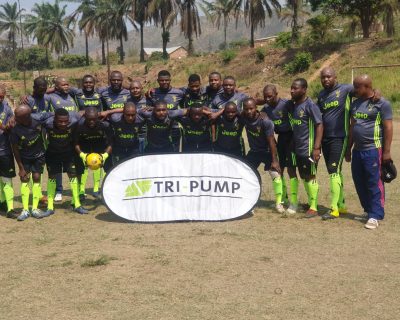 Tri-pump soccer team works hard, plays hard